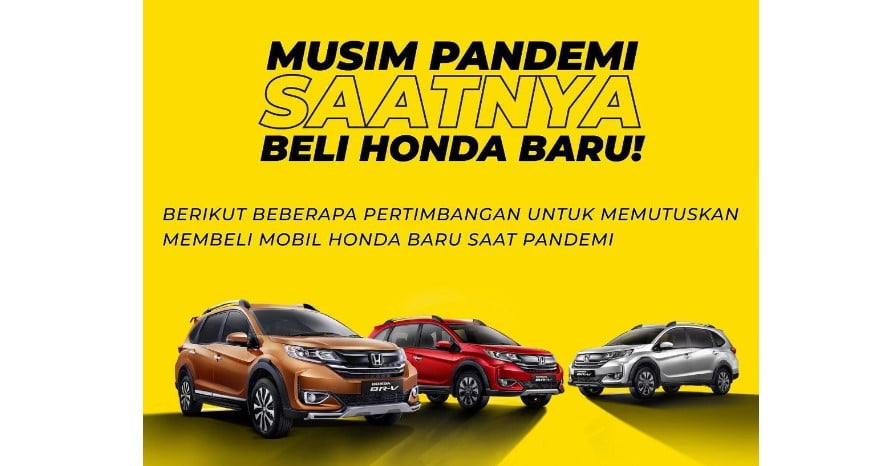 Pandemi Covid-19, Saatnya Beli Honda Baru