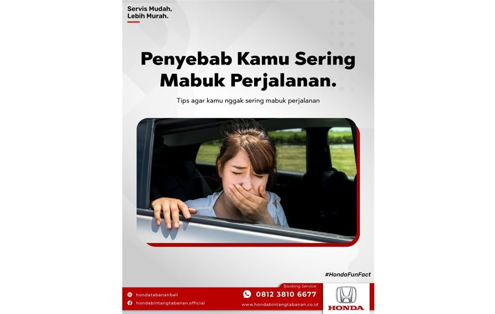 Penyebab dan Solusi Sering muntah saat di perjalanan
