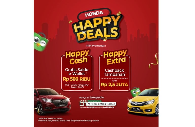 Promo Honda Happy Deals