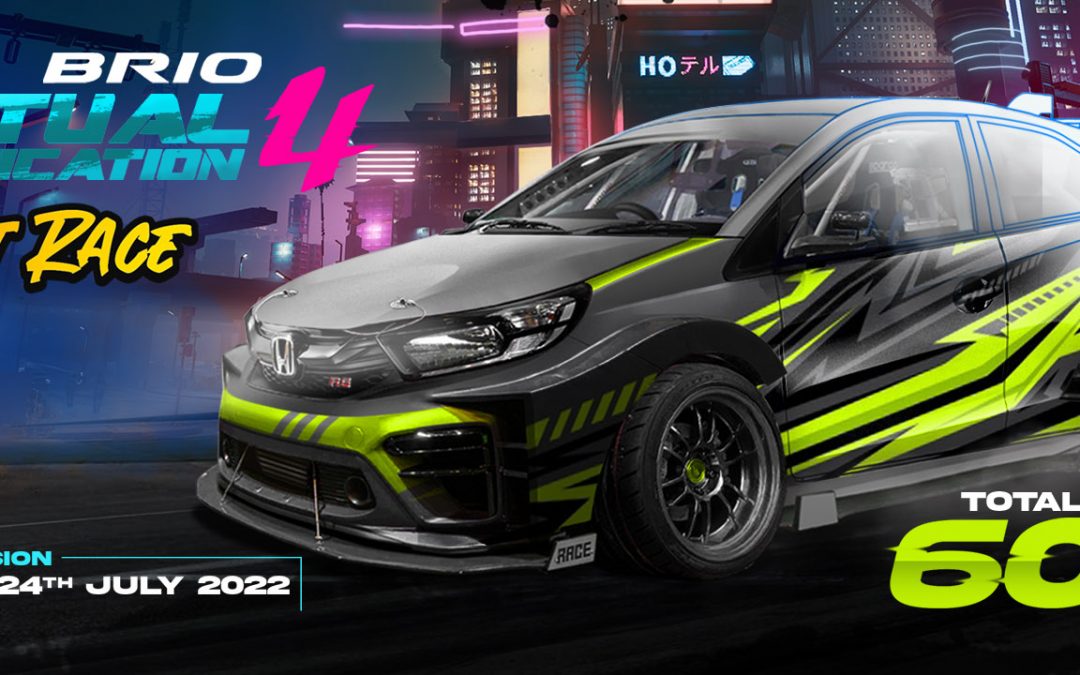 Honda Kembali Tantang Kreativitas Lewat Ajang “Honda Brio Virtual Modification #4” dengan Tema Street Race