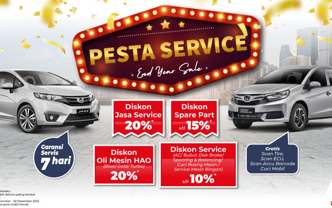 MENUJU AKHIR TAHUN, ADA PROMO SERVICE YANG BIKIN HEMAT