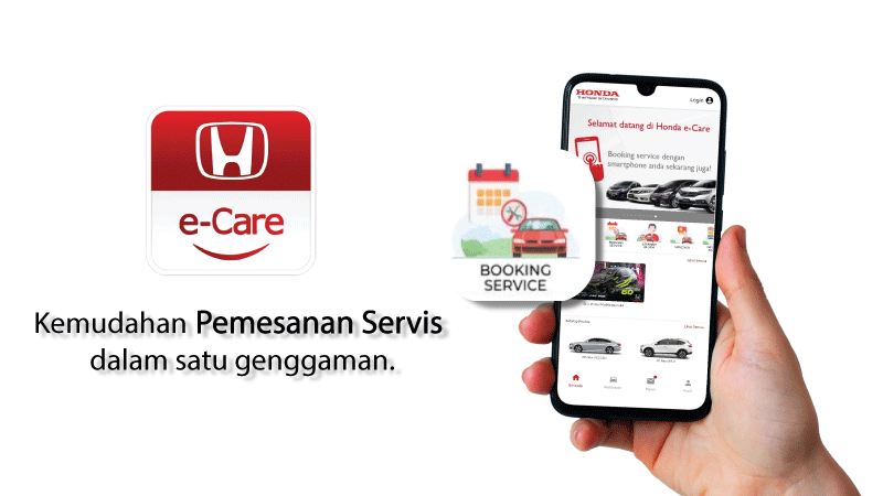 KEMUDAHAN DALAM SATU GENGAMAN APLIKASI HONDA e – CARE