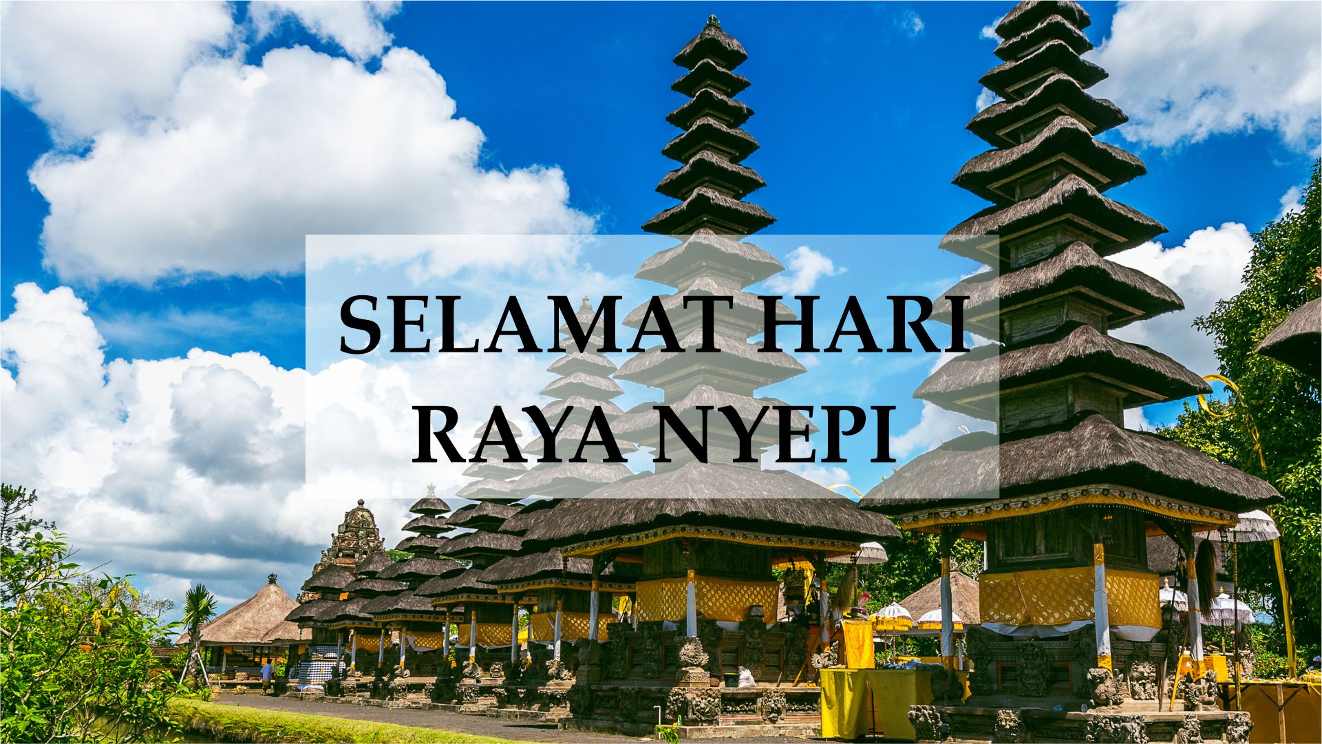 SELAMAT HARI RAYA NYEPI TAHUN BARU SAKA 1945